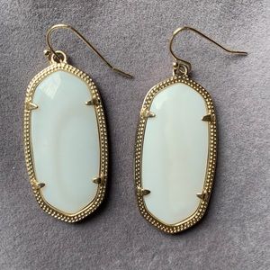 Kendra Scott White Earrings